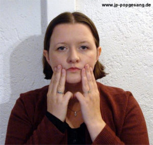 Lippenflattern lernen Fingerposition