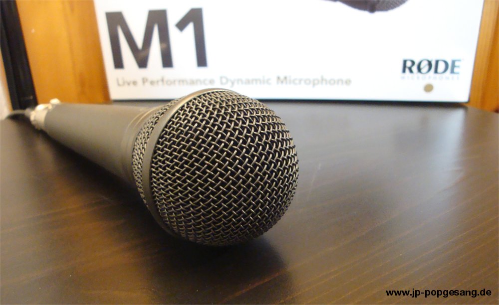 Rode M1 Mikrofon aus der Nähe betrachtet