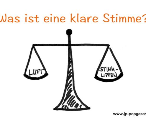 Eine klare Stimme ist ausgewogen