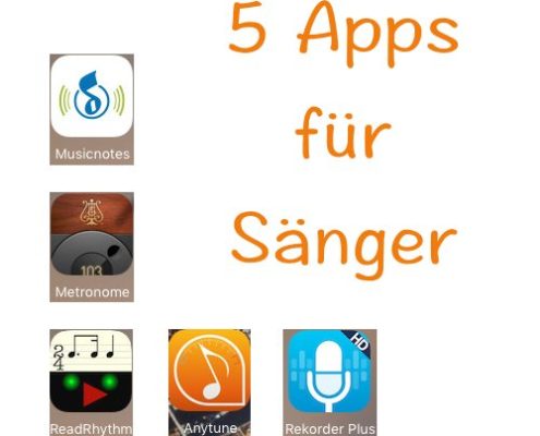Apps für Sänger