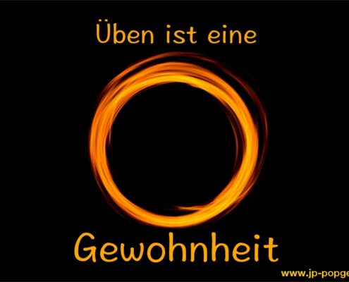 Gewohnheit Singen üben ist trainierbar.