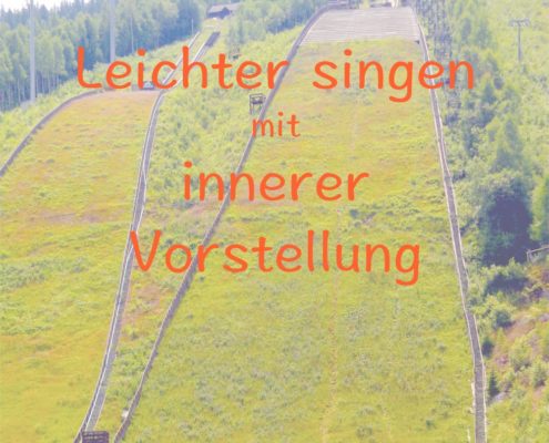 Innere Vorstellung, auch mentale Bilder genannt, hilft beim Singen.