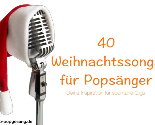 Weihnachtssongs für Popsänger 40 Popsongs für Weihnachten