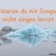 Songs zum Singen lernen Auf dem Bild siehst du einen Eisberg, denn wie im Gesang versteckt sich sehr viel unter der Oberfläche.