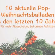 aktuelle Pop-Weihnachtsballaden